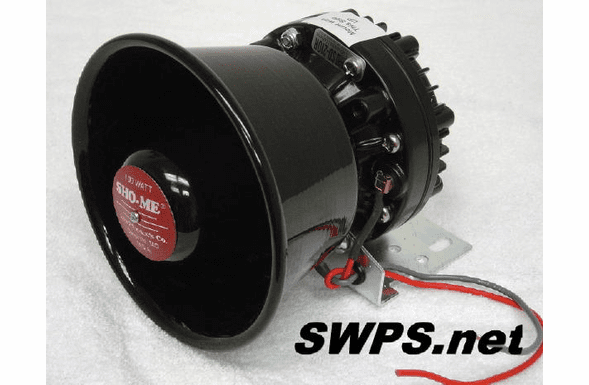 Able 2 100 Watt Siren Speaker - Round Bell - Sho-Me #30.0219