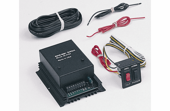Able 2 Sho-Me 4 Function Siren - Wail, Yelp, Phaser & Airhorn #30.2104