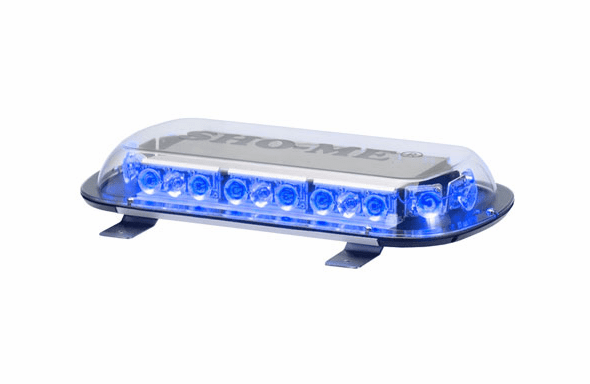 Able 2 Sho-Me Luminator LED Mini Lightbar - 12.1224.B00 - Permanent Mount - Blue