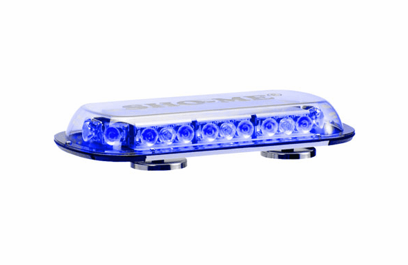 Able 2 Sho-Me Luminator LED Mini Lightbar - 12.1224.B08 - Magnetic Mount - Blue