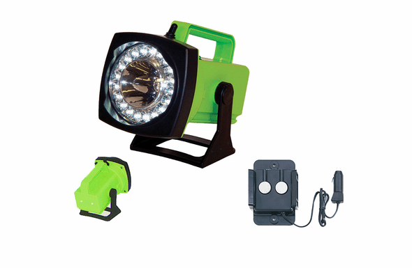 Able2 LED Rechargeable Light - Night Eye - Spot/Flood - 09.201LEDTL-DCGREEN