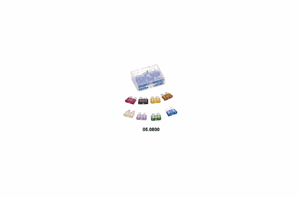 Able2 Sho-Me - Blade-Type Fuses: Box of Ten 05.0800