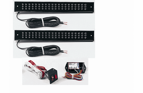 Able2 Sho-Me - Kit with (2) 12" Lights - red / blue 11.7012.RBO
