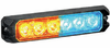 Able2 Sho-Me MEGA 63 LED Lighthead - AMBER/BLUE Split - 10.6322.AB0