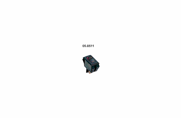 Able2 Sho-Me - Small 15 Amp SPST Rocker Switch 05.0511