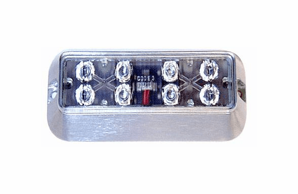 Code 3 LED X Single LED lighthead - Amber LXEX1F-A