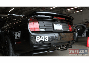Ford Police Saleen Mustang "Barricade" SWPS Install Video