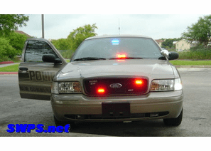Front View - 04 P71 Police Interceptor Grille LED Lights