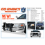 Go Rhino P71 Heavy Duty Push Bumper Wrap Around Sections Only - 5038WHD