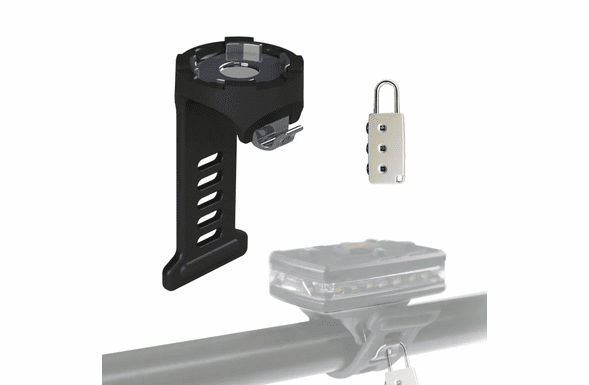 Guardian Angel - Bike/Rail Rubber Strap Mount with Magnetic Mount