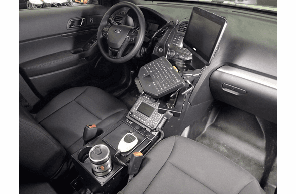 Havis 2013-2019 Ford PIU -  Vehicle specific Angled console C-VS-0812-INUT-1
