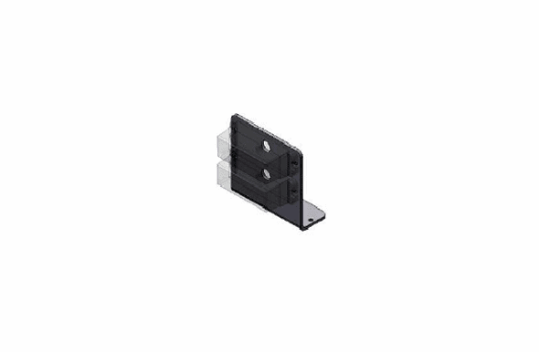 Havis Grille Mounting Bracket for TWO Whelen TIR3 / LIN3 LED Lights