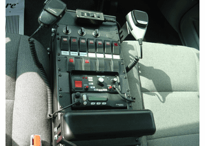 Hondo 2005 Ford Police Interceptor Havis Consolidator Console
