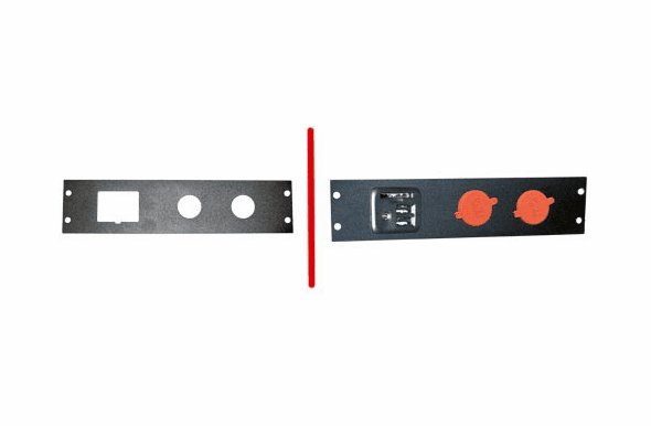 Jotto Desk 2" Blank Faceplate for 2015+ Tahoe OEM USB/SD/12V Outlets - 425-6447