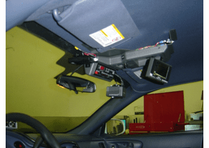 Jourdanton Police Chevrolet Impala Overhead Monitor