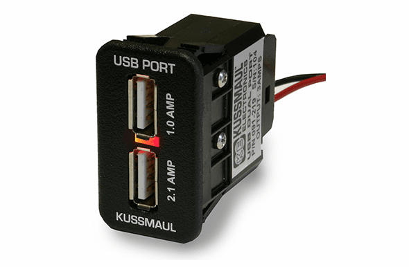 Kussmaul USB Dual Charging Port for Switch Panels - 091-219