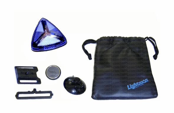 Lightman Wide-Angle LED Safety Kit - Blue 75500