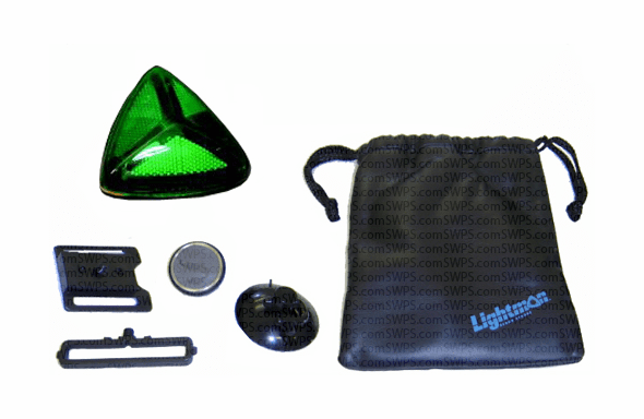 Lightman Wide-Angle LED Safety Kit - Green 74400