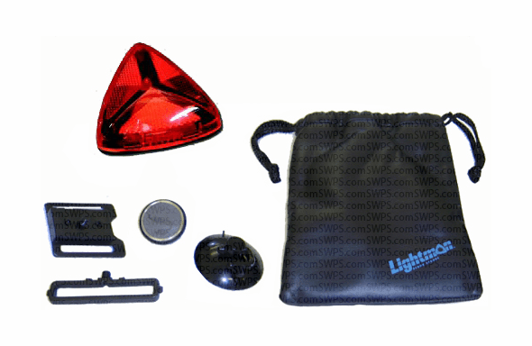 Lightman Wide-Angle LED Safety Kit - Red 722200
