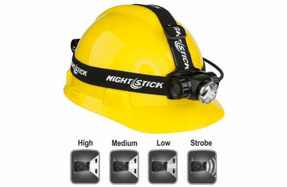NightStick Adjustable Beam Headlamp  USB Rechargeable 1k lumen USB-4708B