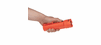 NightStick Dual-Light LED Flashlight w/ Dual Magnets - Rechargeable - Orange - NSR-2522RM