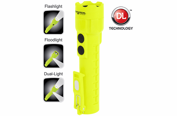 NightStick Intrinsically Safe Dual-Light Flashlight w/Dual Magnets - XPP-5422GM