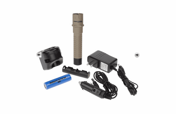 NightStick TAC-500B Polymer Multi-Function Rechargeable Tactical LED Flashlight - Tan