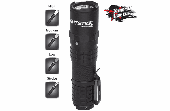 NightStick USB Rechargeable Tactical Flashlight - USB-556XL