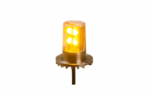 Nova N500 Hide-A-LED Undercover LED Warning Signal - Amber