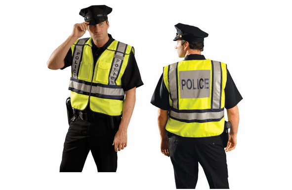 OccuNomix High Visibility Vest - POLICE - XL - LUX-PSP