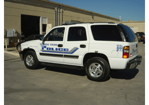 Olmos Park Police Dept Chevrolet Tahoe - 3M Reflective Graphics