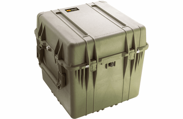 Pelican 0350 Case No Foam - OD GREEN - 100 MOQ