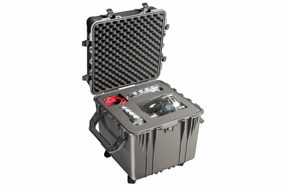 Pelican 0350 Case With Foam - BLACK