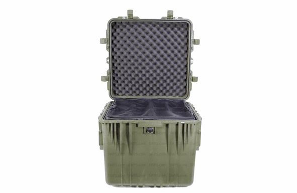 Pelican 0350 Case With Padded Dividers - OD Green - 100 MOQ