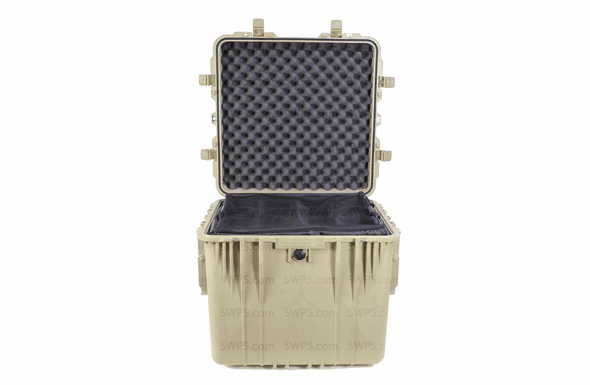 Pelican 0350 Case With Padded Dividers - TAN - 100 MOQ