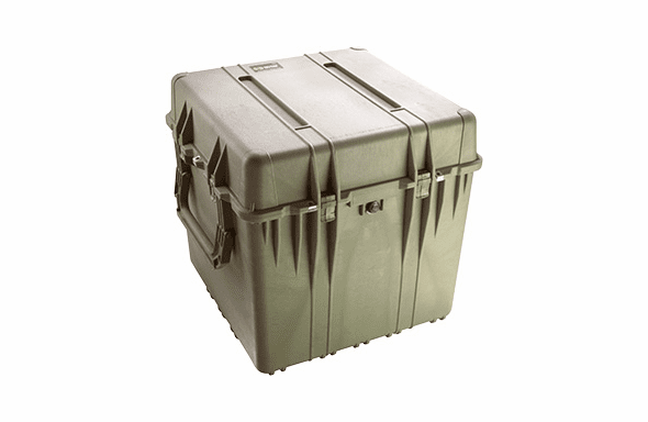 Pelican 0370 Case No Foam - OD GREEN - 100 MOQ