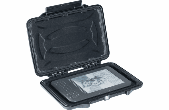 Pelican 1055CC Hardback Case for eReaders - Padded Foam Liner