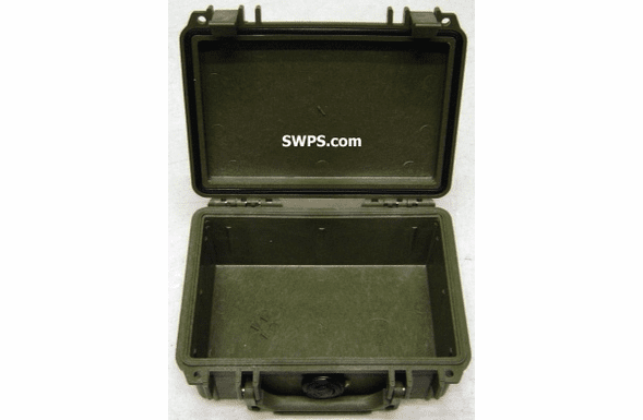 Pelican 1120 Case No Foam - OD GREEN - 300 MOQ