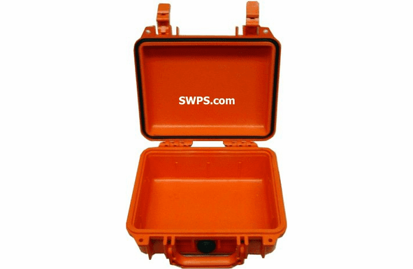 Pelican 1200 Case No Foam - ORANGE