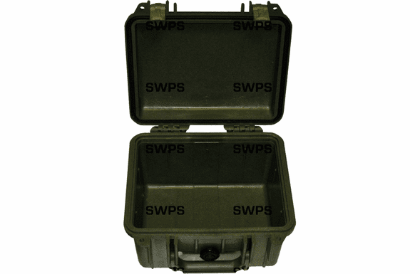 Pelican 1300 Case No Foam - OD GREEN - 300 MOQ