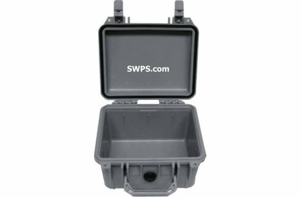 Pelican 1300 Case No Foam - SILVER