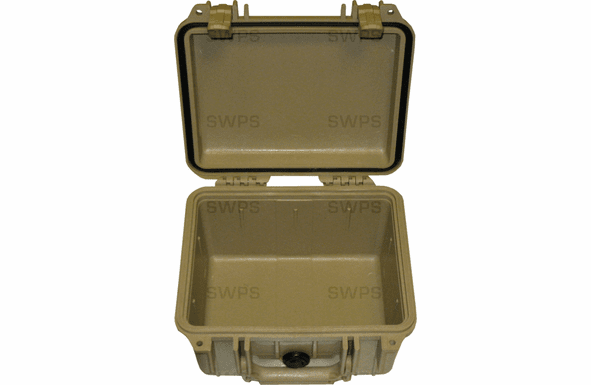 Pelican 1300 Case No Foam - TAN - 300 MOQ