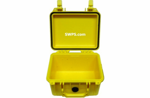 Pelican 1300 Case No Foam - YELLOW