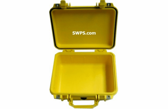 Pelican 1400 Case No Foam - YELLOW