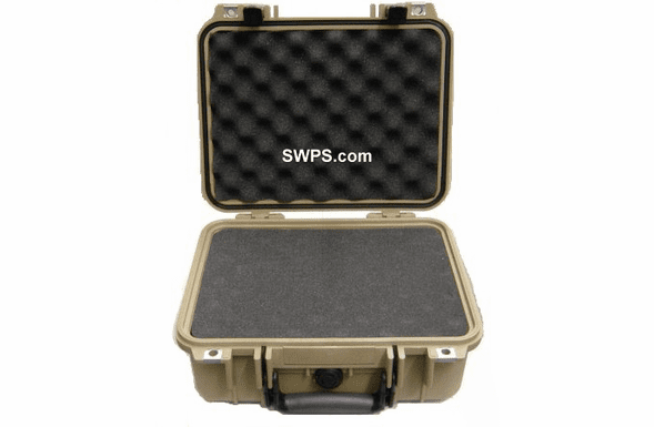 Pelican 1400 Case With Foam - TAN