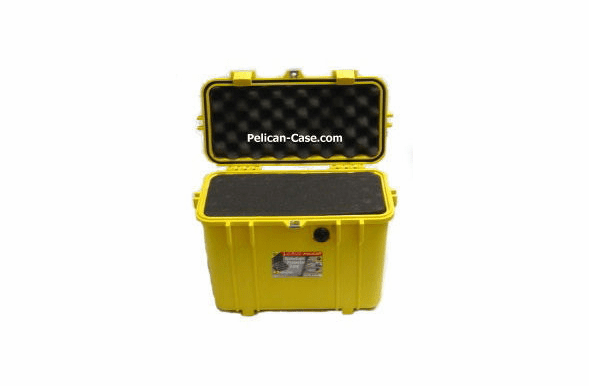 Pelican 1430 Case With Foam - YELLOW - 200 MOQ
