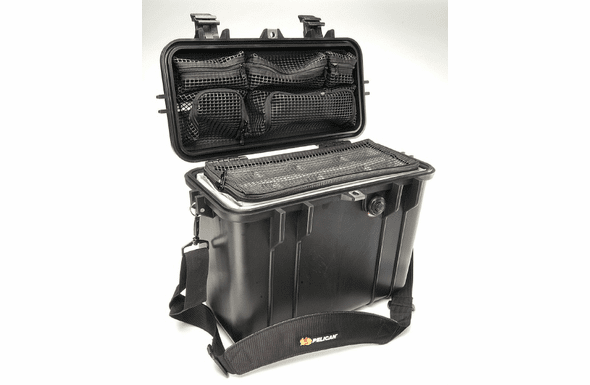 Pelican 1430 Case With Photo Dividers & Lid Organizer - Black - 200 MOQ