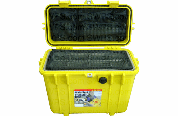 Pelican 1430 Case With Photo Dividers & Lid Organizer - YELLOW - 200 MOQ