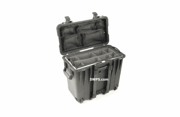 Pelican 1440 Case With Utility Padded Divider Set BLACK