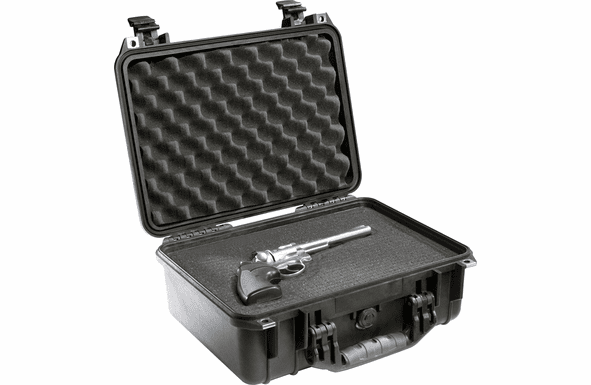 Pelican 1450 Case With Foam - BLACK
